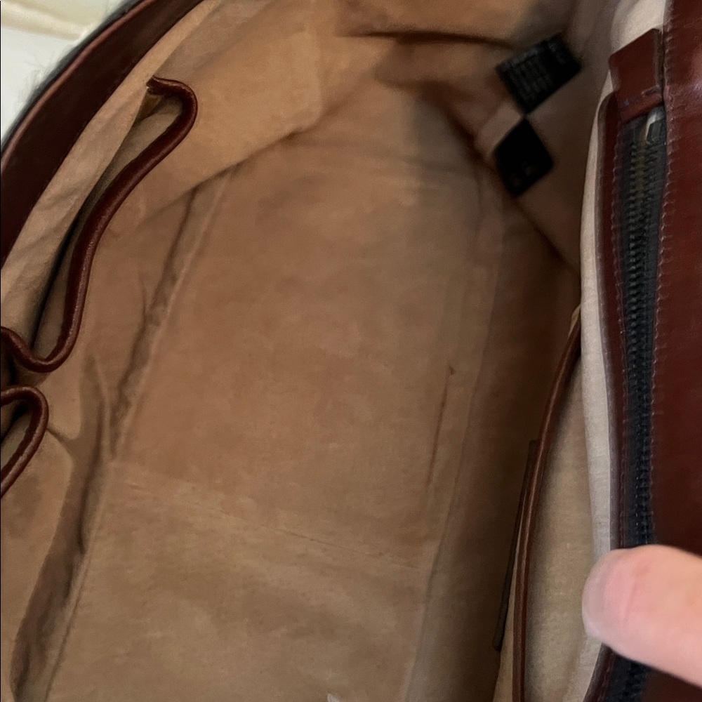 NEW PRADA Zebra print studded calf leather bag - Picture 10 of 12